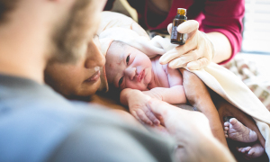 alert newborn homebirth