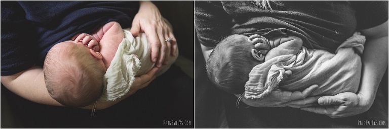 new mother breastfeeding baby