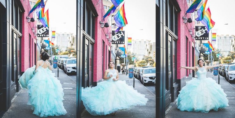 LGBQ pride austin portrait