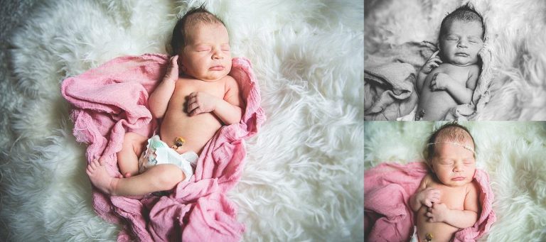 newborn girl portrait austin lifestyle