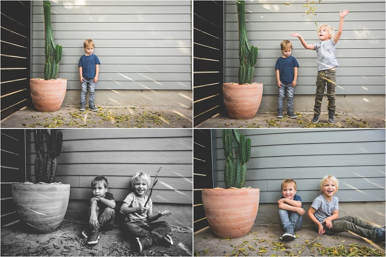 twin boys cactus austin home photography 